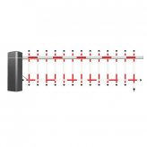 ZK-BAR-A1-2 自動二欄桿道閘(全黑)